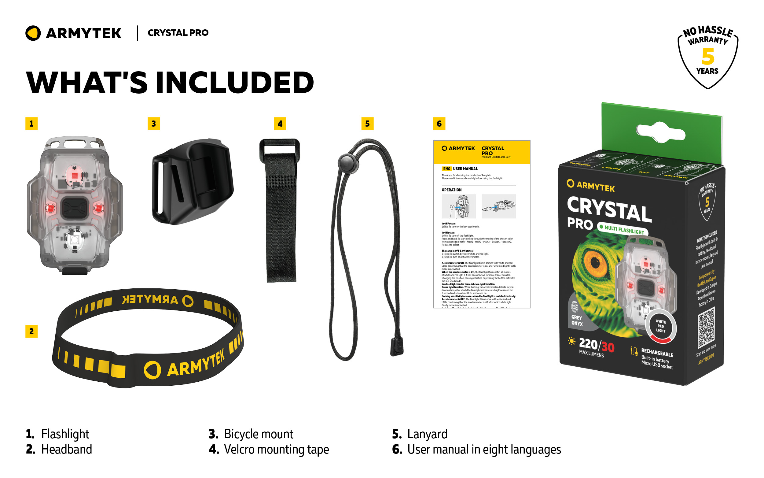 Flashlights :: Models :: Crystal :: Armytek Crystal Pro Blue